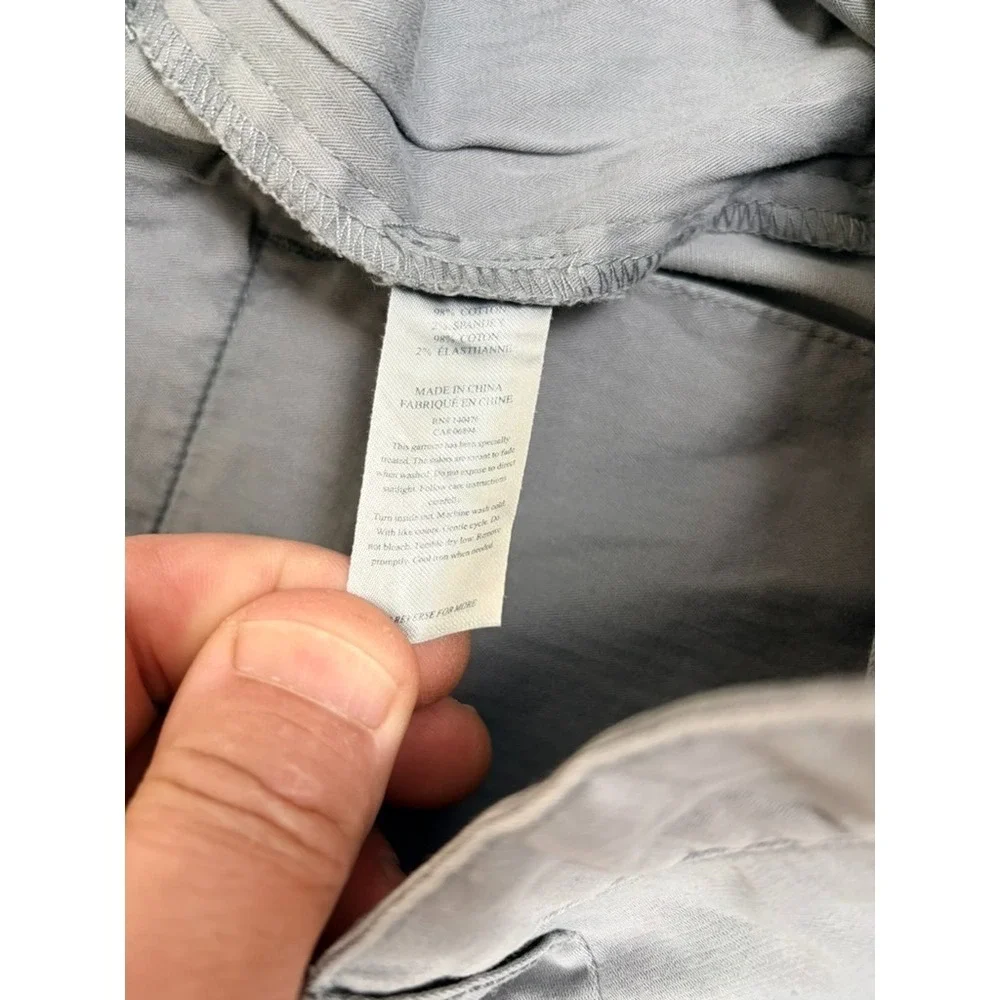 Faherty All Day Shorts Mens Gray‎ Chino Casual Cotton Stretch 9